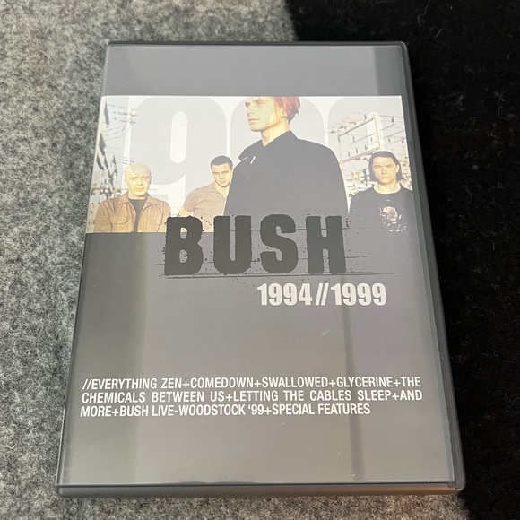 BUSH 1994-1999 Video Collection DVD w/ Complete Woodstock 99 Set - Picture 1 of 4
